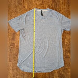 Lululemon Men’s Drysense Short Sleeve Workout Shirt - Grey - Size XL
